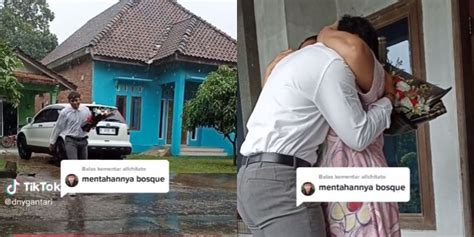 Momen Haru Seorang Anak Beri Kejutan Orangtuanya Setelah Tidak Pulang 5