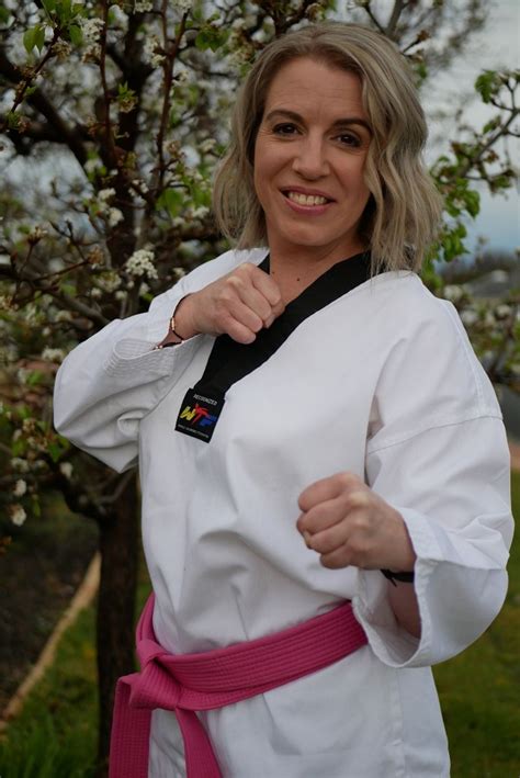 Kristy Hitchins Empowering Women Through Her Martial Art Pink Belt