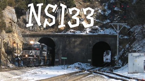 Railfaning Montgomery Tunnel Norfolk Southern Train I33v430 Youtube