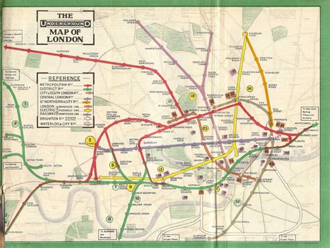 Theo Inglis The Evolution Of The London Underground Map