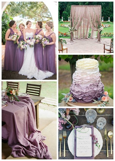 Wedding Color Of The Month Shades Of Purple Beau Coup Blog