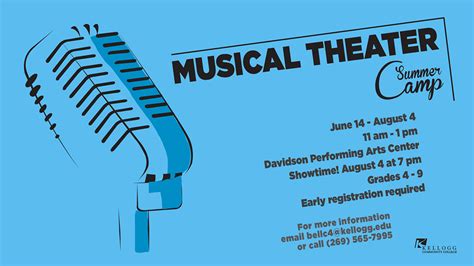 Kcc To Host Musical Theatre Summer Camp Beginning June 14 Kcc Daily