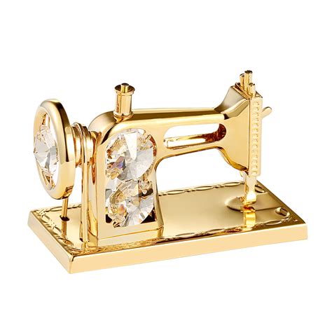 Handmade 24k Gold Plated Vintage Sewing Machine Hand Decorated Etsy
