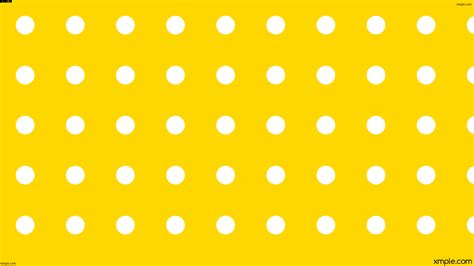 Wallpaper White Dots Spots Yellow Polka Ffd700 Ffffff 255° 75px 203px