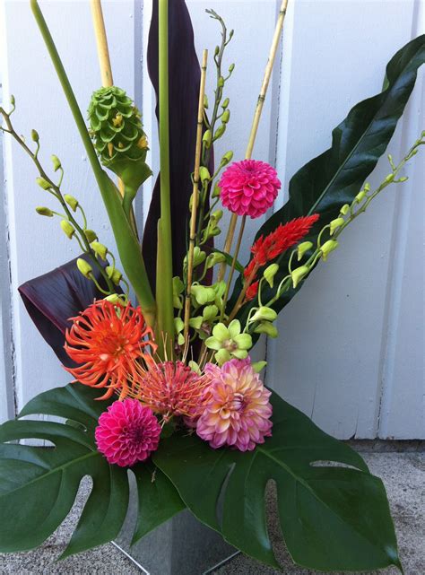 Bright Colors Of Exotic Flowers Bring That Sunny Feeling