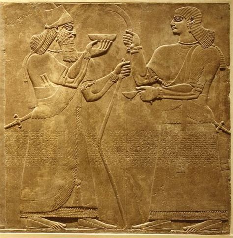 Relief Panels Neo Assyrian Ashurnasirpal Ii 883 859 Bc Nimrud Ancient