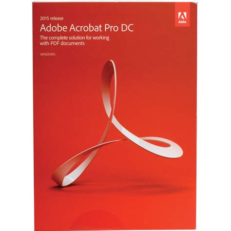 Adobe Acrobat Pro DC Windows Boxed B H Photo