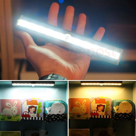 This motion sensing led strip light is super affordable and seriously cool. Portable 10LED PIR Infrared Motion Detector Wireless ...