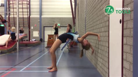 Back Walkover Drills And Exercises Uneven Bars Gymnastics Youtube