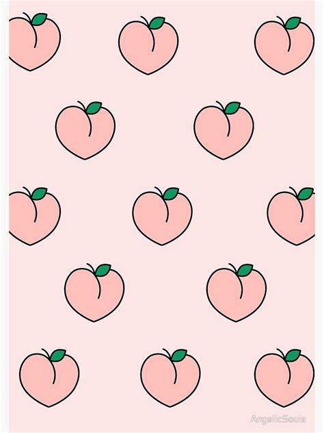 Aesthetic Pink Peaches Spiral Notebook By Angelicsouls Pink