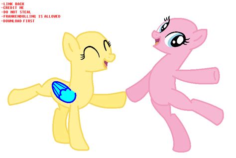 Mlp Dancing Duo Base By Mlp Blue Bases On Deviantart