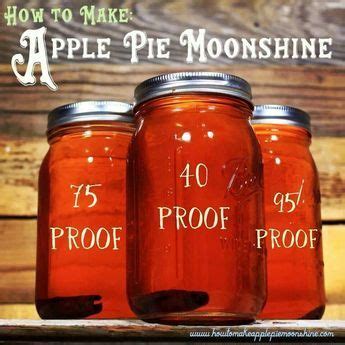 It's got apple juice mixed with it and a little piece of cinnamon stick in the jar. Apple Pie Moonshine recipe with proof. http ...