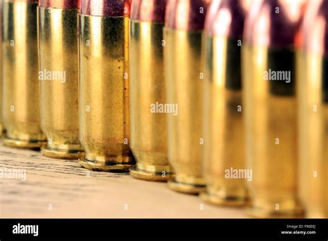 Set Of Gun Bullets Stock Photo Alamy