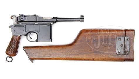 Mauser C96 Post War Mauser Banner Bolo With French Retailer Markings