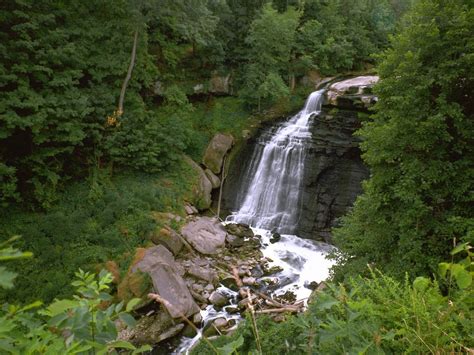 Brandywine Falls Cuyahoga Valley Národní Park Ohio Brandywine Falls