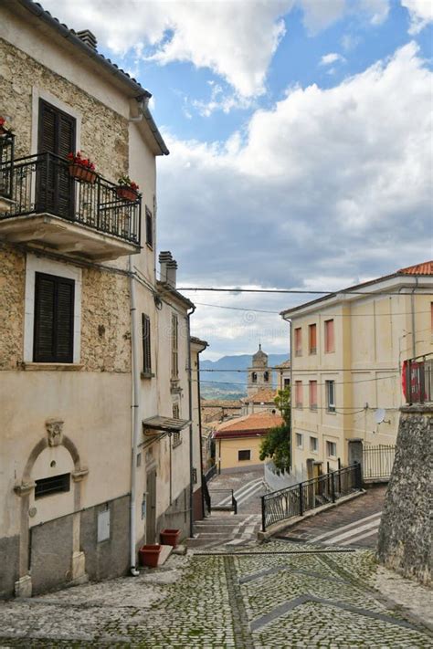 The Village Of Caramanico Terme In Abruzzo Stock Photo Image Of