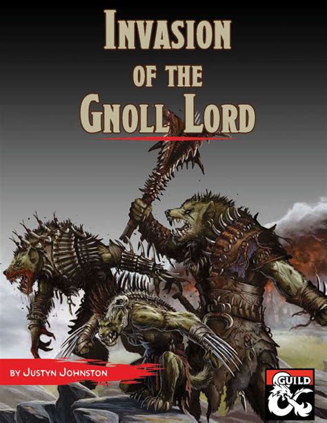 Invasion Of The Gnoll Lord Dungeon Masters Guild Dungeon Masters Guild
