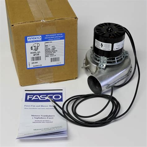 Fasco A135 Furnace Inducer Motor Fits Lennox 33j4101p 7021 8819 7021