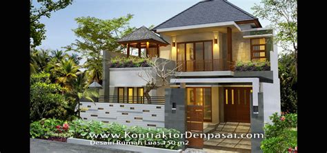 Desain rumah minimalis 2 lantai ini dibuat sedemikian rupa lengkap dengan denah dan juga gambar contoh detailnya. Desain Rumah Mewah 2 Lantai Ibu Dewi Luas 450 m2 - ArtCon Bali