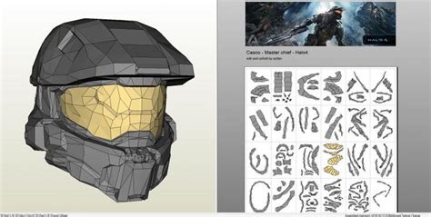 Halo Master Chief Armor Blueprints