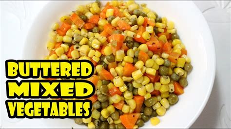 Buttered Mixed Vegetables Recipe How To Cook Buttered Mixed