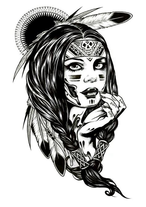 13 Astonishing Taino Indian Woman Tattoo Image Ideas