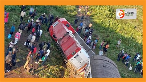 Kisumu Train Accident Passengers Escape Unhurt As Train Derails In