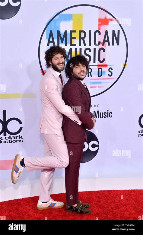 Singers Benny Blanco And Lil Dicky Arrive For The 46th Annual American