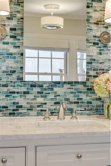 55 Cool Coastal Beach Bathroom Makeover Ideas Bathroom Tile Designs