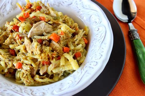 Chicken Noodle Stew Recipe Kudos Kitchen By Renee