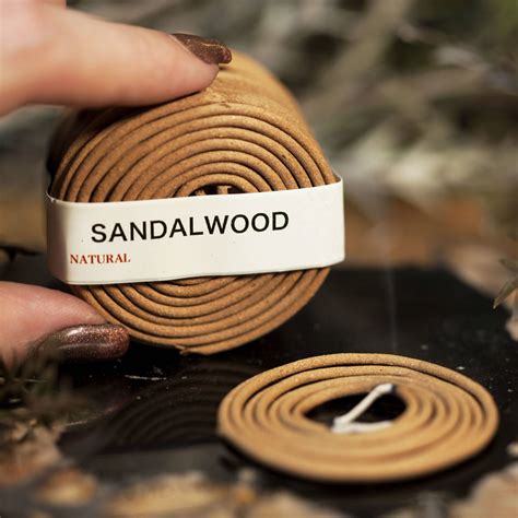 Sandalwood Coil Incense for calming the mind and deep meditation