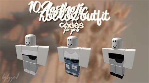 Aesthetic Roblox Outfit Codes Today I Will Be Showing You Some Roblox Outfits That I Put