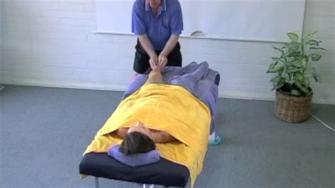 Massage Sequence 6 2 Left Lower Leg And Foot Youtube