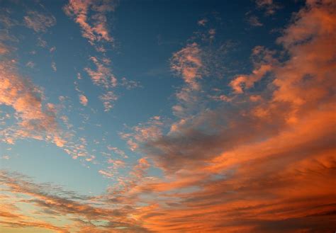 Sunset Clouds Blue Sky Sky Cloud Sky Beauty In Nature Low Angle