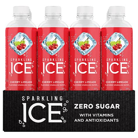 Sparkling Ice Zero Sugar Cherry Limeade Sparkling Water 12 17 Fl Oz