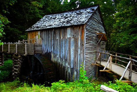 The Old Grist Mill Painting By David Lee Thompson Fine Art America