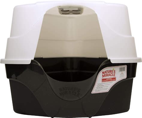 Natures Miracle Jfc Advanced Hooded Corner Litter Box Black 1 Count