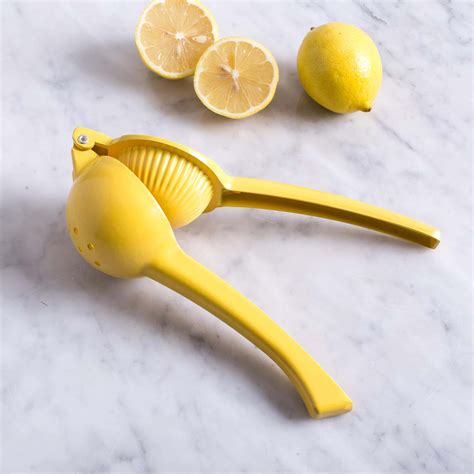 Ksp Squeeze Hand Held Lemon Juicer Yellow Kitchen Stuff Plus