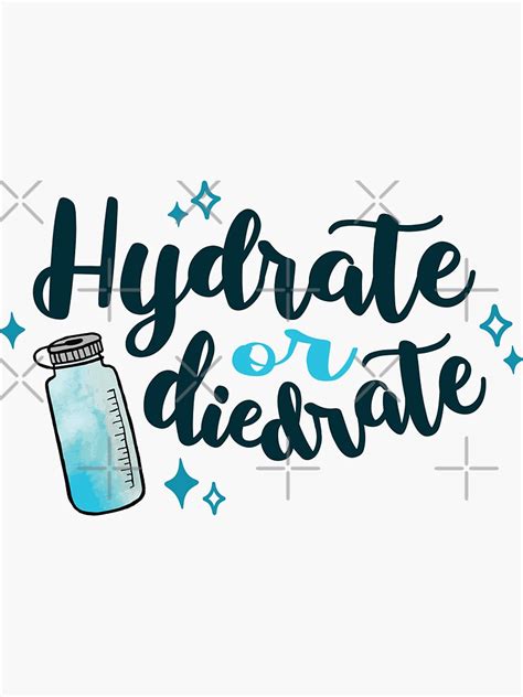 Hydrate Or Diedrate Sticker For Sale By Mynameisliana Redbubble