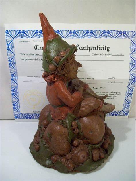 Vintage Tom Clark Spud Gnome Figurine Coa 1983 Cairn Studio Etsy