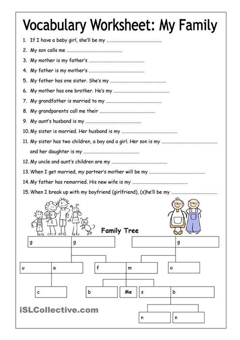 English Worksheet For 6th Graders