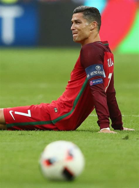 Portuguese star cristiano ronaldo scored two goals from two penalties in 1 minute. Cristiano Ronaldo of Portugal shows his emotion before ...