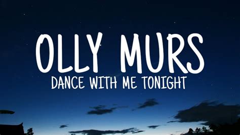 Olly Murs Dance With Me Tonight Lyrics YouTube