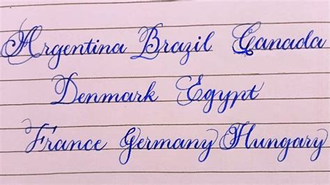 Name In Cursive Cursive Handwriting Practice Parker Fountain Pen