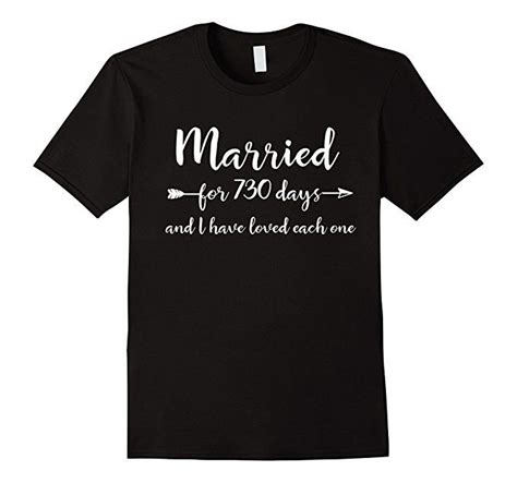 second wedding anniversary t for him her cotton t shirt second wedding anniversary t