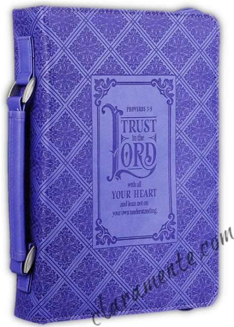 Bible Cover Medium Size Trust In The Lord With All Your Heart Proverbs
