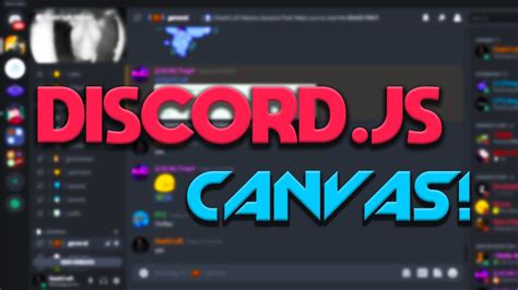 New Discordjs Canvas Tutorial For Beginners Youtube