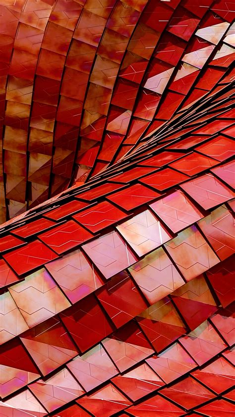 Red Roof Wallpaper 4k Tiles Modern Architecture Pattern Texture
