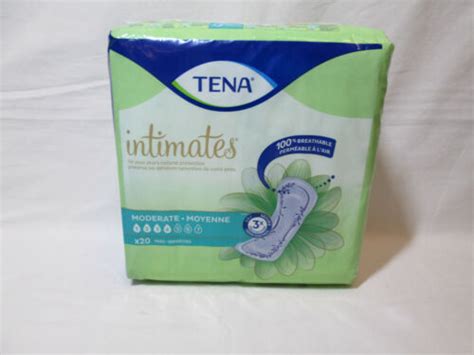 Tena Intimates Moderate Regular Incontinence Pad For Women 20 Count