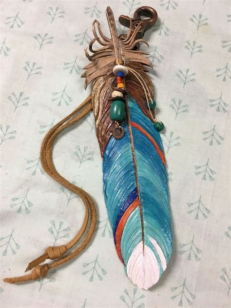 Leather Saddle Feathers Leather Tooling Patterns Feather Jewelry